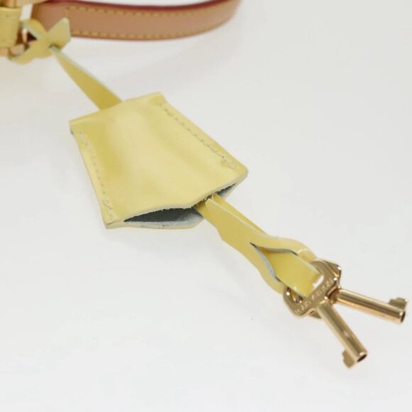 LOUIS VUITTON Monogram Vernis Spring Street Bag Lime Yellow - Picture 11 of 16